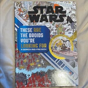 Disney Star Wars Search-and-Find Book with Blue and Red Accents